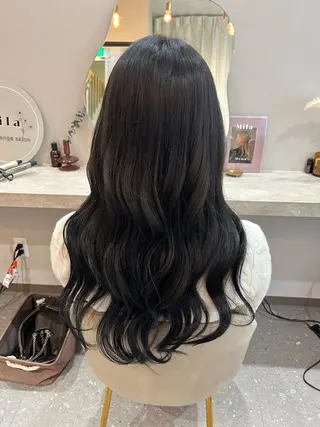 ロング ヘアアレンジ エクステ＆ヘアセット Milaのヘアスタイル