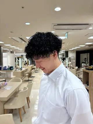 ショート パーマ メンズ 湘南/メンズパーマ/ 支持率No.1ユチカのヘアスタイル