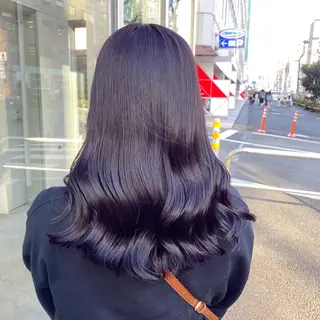 ロング カラー ブリーチなし暖色 💗AKARI💗のヘアスタイル