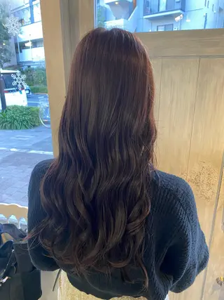 ロング カラー ツヤ感カラー🎀 本美冴のヘアスタイル