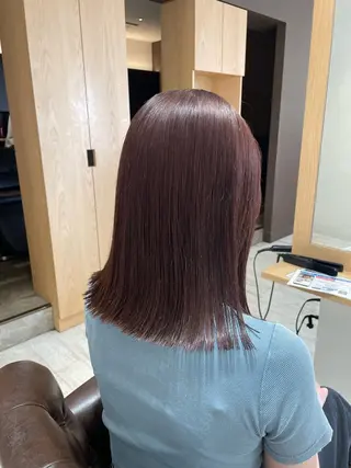 ミディアム 村田 奈月のヘアスタイル