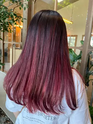 セミロング カラー SORA所属・ＳＯＲＡ Ｉｉｅのヘアスタイル