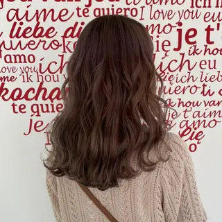 セミロング カラー ヘアアレンジ CREAPY所属・CREAPY　日向野 利菜のヘアスタイル