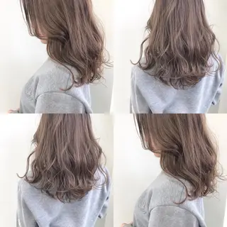 セミロング 小澤大輔 YOLO hairのヘアスタイル