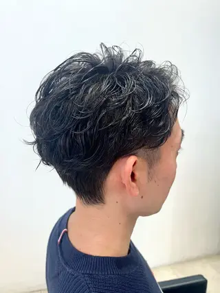 パーマ メンズ ☆Lolonois 森ノ宮《KOKU》☆のヘアスタイル