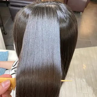 セミロング タカギ　タツキ 縮毛矯正/髪質改善のヘアスタイル