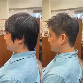 ショート メンズ トレサンパ所属・💈トレサンパ 💈金山駅✂︎愛実のヘアスタイル