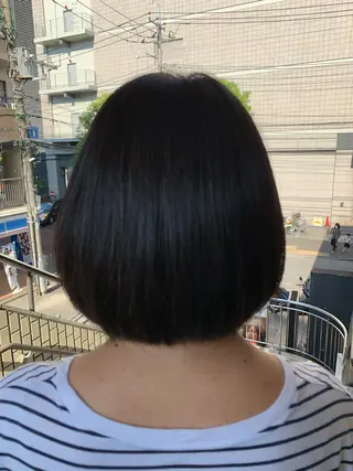 ミディアム 小田切 栄司のヘアスタイル
