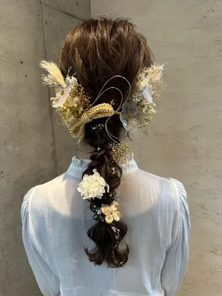 ロング ヘアアレンジ 女性に人気♪ はやしほのかのヘアスタイル