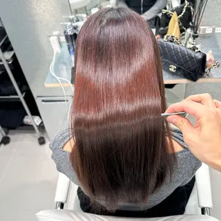 セミロング TRUNS所属・こうた/髪質改善 ストレート/ヘアケアのヘアスタイル