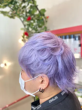 メンズ ゆぴ☾‪/推しカラー /ハイトーンのヘアスタイル