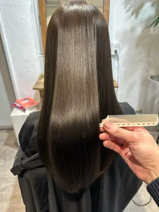 ロング カラー fuu。。。銀座所属・美髪質改善✨ 縮毛矯正✨HIDEのヘアスタイル