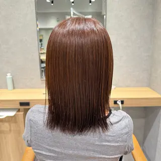 ミディアム カラー 須田 柚希のヘアスタイル