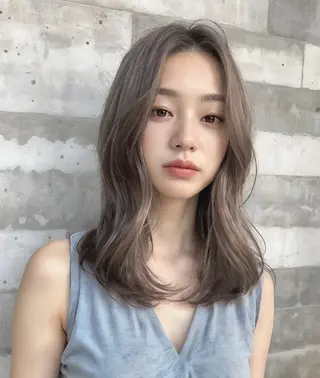 セミロング 🩶美髪矯正 笹沼　陸矢🩶のヘアスタイル