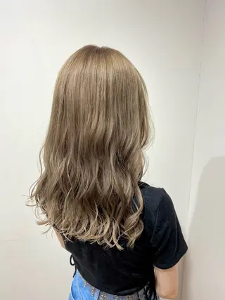 ロング カラー 暖色系カラー まおのヘアスタイル