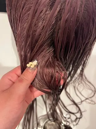 カラー YOKE 桃山台 SAKI♩ ܸのヘアスタイル