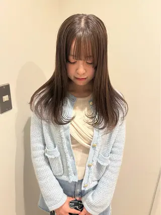 ロング カラー ヘアアレンジ himawari♡ 柔らかいカラーのヘアスタイル