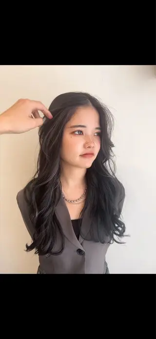 ロング カラー 韓国レイヤー/ハイ トーン/優太のヘアスタイル