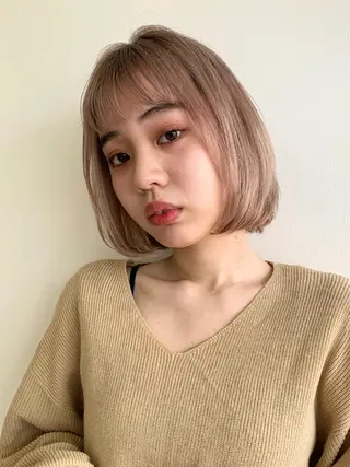 ショート カラー 🌿似合わせブリーチ 松本朋幸🌿のヘアスタイル