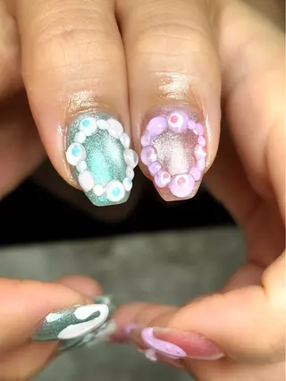 ネイル Qmu nail所属・Qmu nail まりなのネイルデザイン