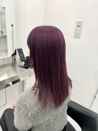 セミロング カラー ヘアアレンジ 愛されカラー🩷 はるなのヘアスタイル