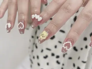 ネイル 🎀🎀 うさぎのネイルデザイン