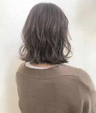 ミディアム カラー nakahara madokaのヘアスタイル