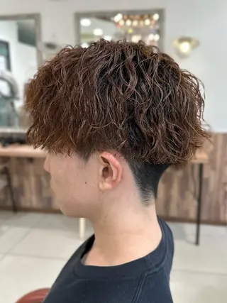 ショート パーマ メンズ 井上 武輝のヘアスタイル