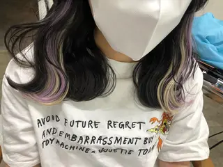 ミディアム ️🩵透明感カラー Yūka🩵のヘアスタイル