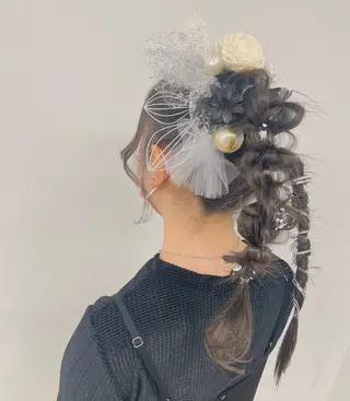 ロング ヘアアレンジ 古沢 みづきのヘアスタイル