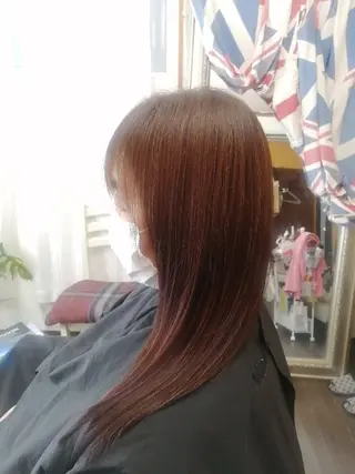 ロング カラー D/i所属・4店舗フリーランスⅠ Y/no〈夜のスパ〉のヘアスタイル