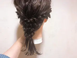 ミディアム カラー ヘアアレンジ Sia.   大阪梅田茶屋町店所属・まつパ/まつエク Sia.茶屋町店のマツエク・マツパデザイン