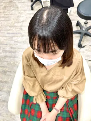 ミディアム パーマ Realme  京都四条烏丸ドゥエby  yk所属・脱・パサつき髪 /髪質改善　小塚耀介のヘアスタイル