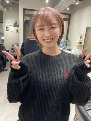 ショート カラー 髪質改善will hairdesignのヘアスタイル