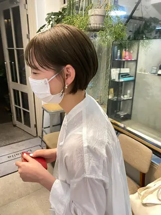 ショート カラー Rio 渋谷のヘアスタイル