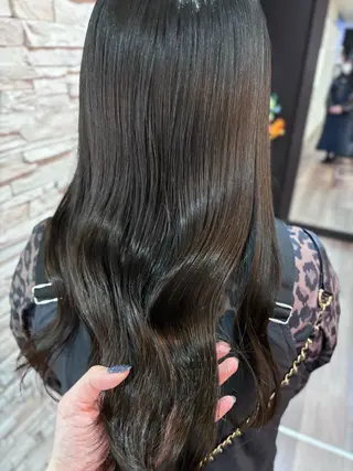 ロング 杉山 夏音のヘアスタイル