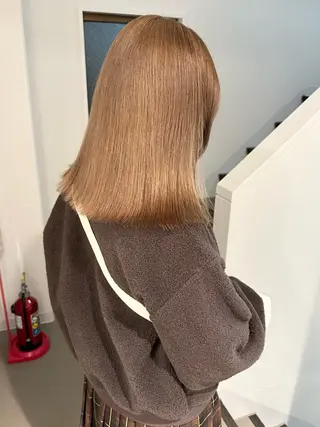 ミディアム 透明感カラー🥣 大平優香のヘアスタイル