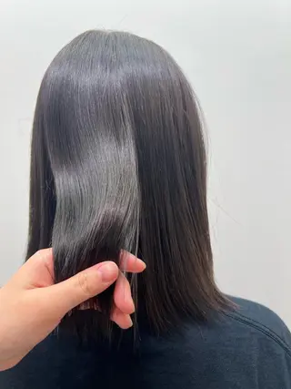 セミロング カラー カコ/レイヤーカット ヘアアレンジのヘアスタイル