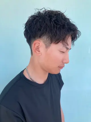 パーマ メンズ レイヤーカット ♥kanaのヘアスタイル