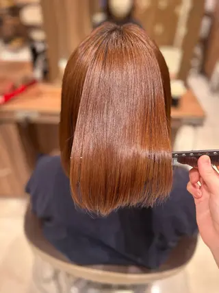 ミディアム パーマ リノ🇰🇷韓国ヘア /うる艶カラー🫧‪のヘアスタイル
