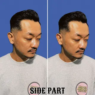 ショート カラー パーマ メンズ &CREW スタッフのヘアスタイル