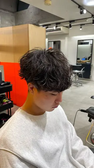 ショート パーマ fifth 阿部楓のヘアスタイル