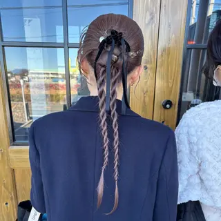 ヘアアレンジ 加藤 結奈のヘアスタイル