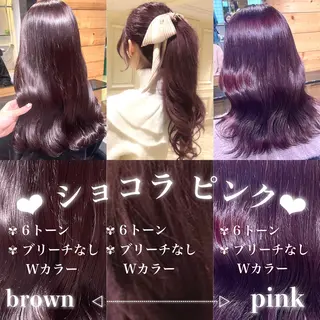 セミロング 盛れる暖色🎀ガーリ ーヘア🎀きっかのヘアスタイル