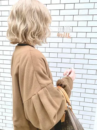 カラー 🍨モテベージュ🩰 miraiのヘアスタイル