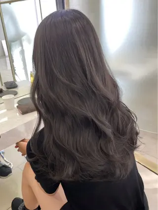 ロング カラー COA銀座所属・🫧RYOグレージュ /透け感カラー🫧のヘアスタイル