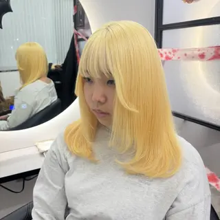 ロング カラー Ren. 🦋デザインカラーのヘアスタイル