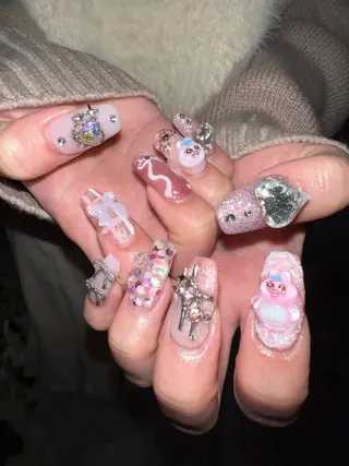ネイル 個性派/中韓ネイル SAKURAのネイルデザイン