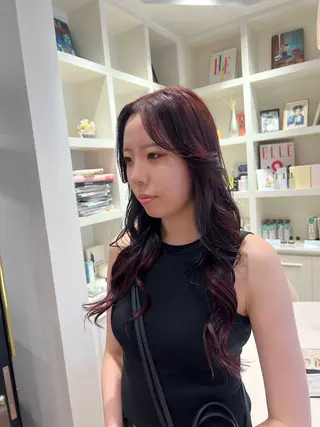 ロング カラー 似合わせ/レイヤー 💟SAEのヘアスタイル