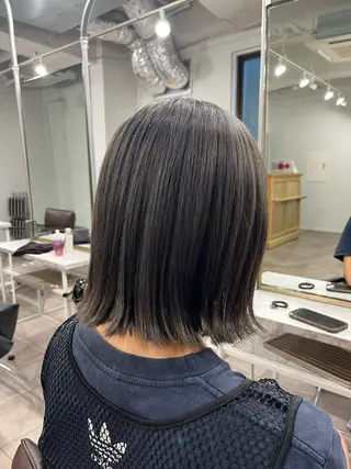 ミディアム カラー 似合わせ/ブリーチ/ 髪質改善/ミクෆ‪のヘアスタイル